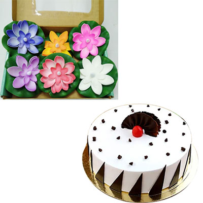 "Cake and Diyas - code CD07 - Click here to View more details about this Product